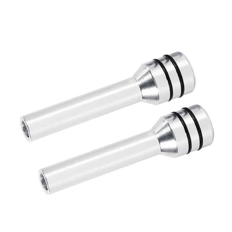 2 PCS Car Door Lock Knobs, Aluminum Pin Handle Kit,