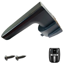 Nvkwca Air Fryer Replacement Handle for Gourmia GAF556 5QT Air Fryer, Upgraded Air Fryer Handle for 5QT Gourmia Air Fryer, Ergonomic Design, High Temperature Resistance, Dishwasher Safe