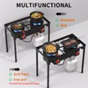 SKOK 2 Burner Propane Stove - Portable Camping Stove with