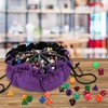 SIQUK Large Dice Bag with Pockets Big Capacity Dice Bag
