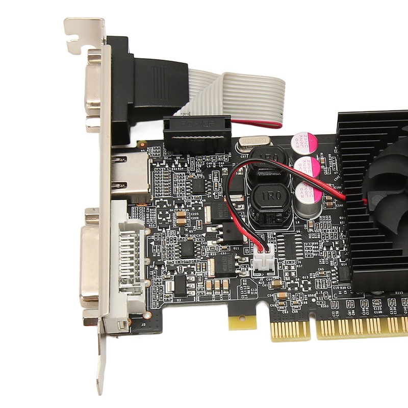 GT610 2G DDR3 64bit Graphics Card with Cooling Fan Support