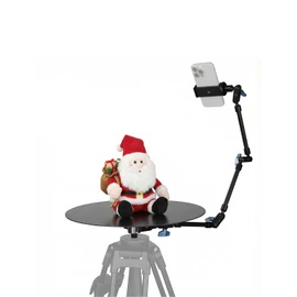 360 Degree Rotation Smartphone Spinner,DIY Photography Turntable Photo Booth for YouTube Unboxing Vlog Video/B-Roll Food/Jewelry Slow Motion Bullet-time