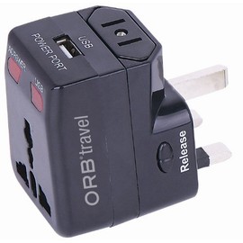 ORB Travel Universal Travel Adapters with USB Port