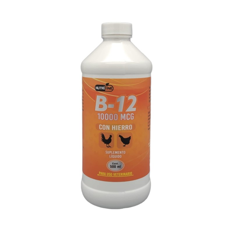 NUTRILINE B-12 for Poultry - Multivitamin Booster for Rooster, Hens,
