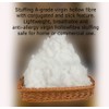 100% Virgin Polyester Hollowfibre Washable White Stuffing For Toys Sofas,