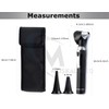 MuskalMed MuskLife Otoscope Set with Extra Disposable Specula Tips, Black