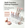 Makeup Tray Organizer Box Crystal Clear Acrylic