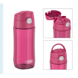Thermos Kids Funtainer Tritan Bottle, Pink, Children's Drinking Bottle Made of Tritan, Lightweight Bottle, Completely Leak-Proof