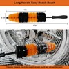 Motorcycle Cleaning Brush Kit 6 Pack with Easy Reach Brush,Wool
