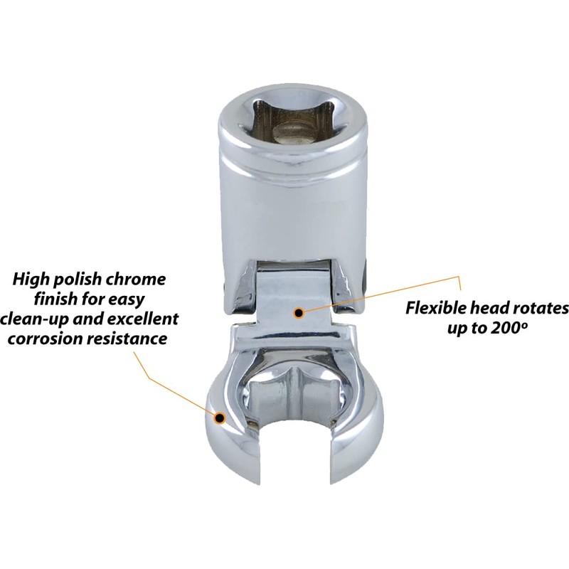 Dynamic D010029 Tools 3/8-Inch Drive 7 Piece SAE, Flare Nut