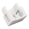 RV Awning End Plug White Solid Aluminum Durable Easy Installation