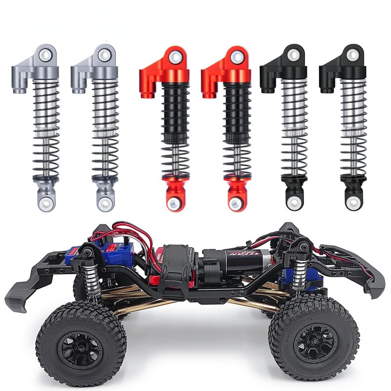 RCBOYZ 56 mm Shock Absorber Adjustable RC Shocks for TRX4M