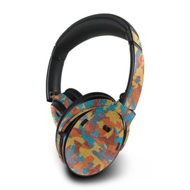 MightySkins Glossy Glitter Skin Compatible with Bose QuietComfort 45 Headphones Retro Camouflage | Protective, Durable High-Gloss Glitter Finish | Easy to Apply