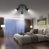 Dehobo Ceiling Spotlight Indoor in Matt Black - 3 Adjustable