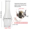 GXFCCYXT 3 Inch by 10 Inch Clear Oil Lamp Chimney