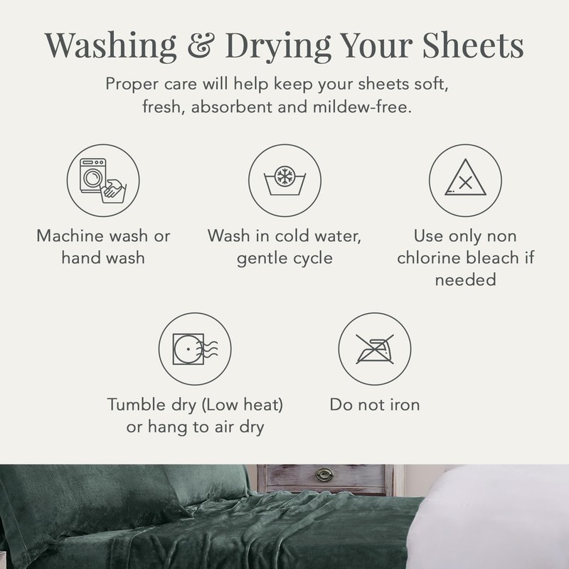 NY Loft Ultra Soft Micro Fleece Sheets Set with Extra