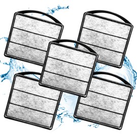 TARARIUM Aquarium Turtle Tank Filter 5pcs Low Water Level Power Filter Replacement Sponge Clip for IX-90 Filter