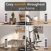 Comfort Zone 26-Inch 1500W Tower Space Heater for Indoor Use,