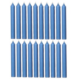 Biedermann & Sons Chime or Tree Candles 20-Count Box, Light Blue