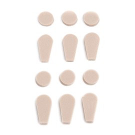 Clip on Earring Pads | Adhesive Paddle and Dot Foam | 3 Pairs | Go Betweens | E'arrs