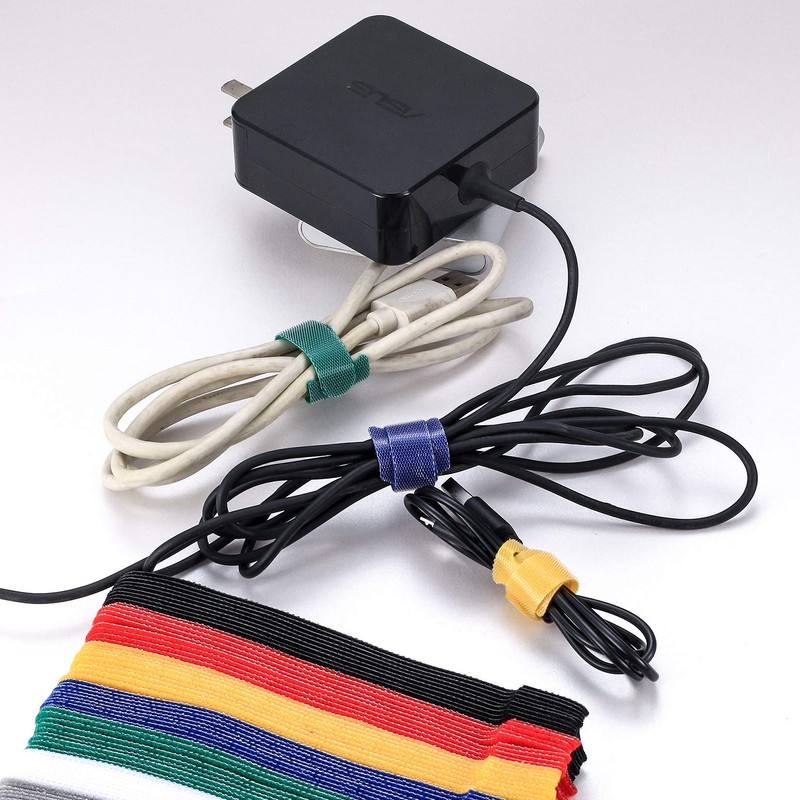 70 Pcs Reusable Cable Ties, Straps Cable Ties, Hook and