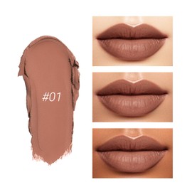 Erinde Matte Lipstick Crayon for Women, Soft Nude 24 Hour Lipstick Lip Liner Pencil, Neutral lip stick long lasting waterproof, Vegan & Cruelty-Free, 01