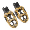 1 Pair Motorcycle Footpeg Left Right Anti Slip Universal Aluminum