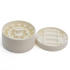 3ml Vial Storage Insert Set for 25oz Hydrapeak Food Jar - 27 Vial High-Capacity Design - Temperature Regulation for Freezer or Fridge Storage