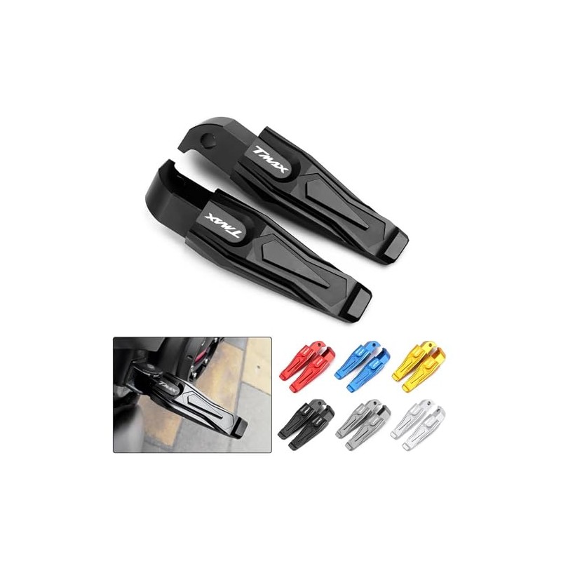 Motorcycle Passenger Foot Pegs for TMAX 530 2012-2019, TMAX 500