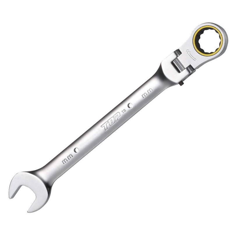 TOP FRC-6000LK Oscillating Lock Ratchet Combination Set, 6 Pieces, Holder
