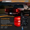 BeamTrack Tail Lights Assembly Compatible with 2014-2019 Chevy Silverado 1500