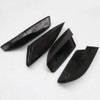 HIGH FLYING Black Roof Rails Rack Leg Cover End Cap