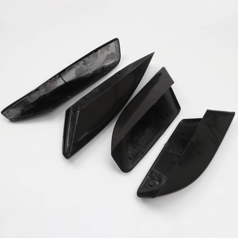 HIGH FLYING Black Roof Rails Rack Leg Cover End Cap