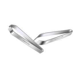 Mirhua Fish Bone Fish Tweezers Stainless Steel Boning Fish Bone Tweezers Cookware Tweezers Handy Cooking Tools Tweezers Remove Fish Bone Pulling Chicken Wings Professional (Diagonal Mouth, Flat Mouth
