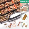 Twidec/808pcs Grade 8.8 Hex Head Nuts and Bolts Assortment Kit,SAE