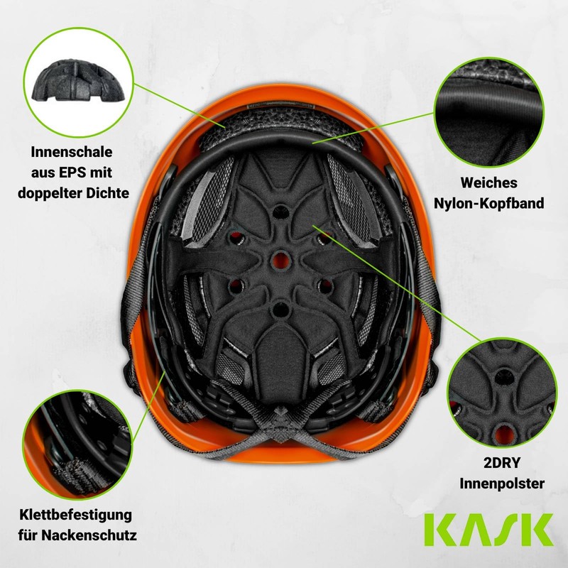 Kask Superplasma ORANGE HELMET with 10 Ventilation Slots, Ratchet Closure,