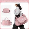 Travel Bag for Women, Overnight Duffel Weekender Bag with Toiletry