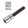 Sourcingmap 1/2" Drive x H12 (12mm) Hex Bit Socket, S2