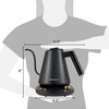 Elite Gourmet EKT3001 1L Digital Water Kettle, 304 Stainless Steel
