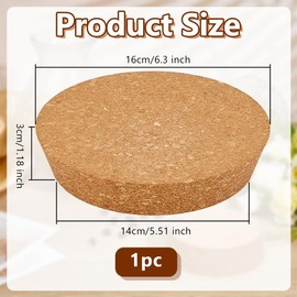 OLYCRAFT Large Cork Stoppers 5.5~6.3 Inch Cork Bottle Stoppers Tapered Corks Plugs Corks Canning Jar Lids Wood Tapered Plugs Wooden Taper Stopper for Kitchen Wedding Favor Canning
