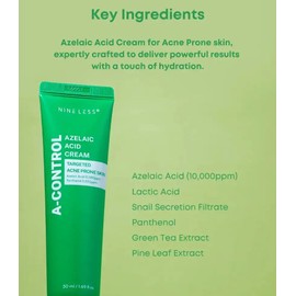 Nine Less A-Control 10% Azelaic Acid Cream 15 ml.
