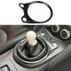 Fewshaw Carbon Fiber Style Manual Gear Shift Panel Cover Trim