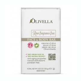 Olivella Face & Body Bar Soap Antioxidant Raw Fragrance Free Antiaging 3.52 oz