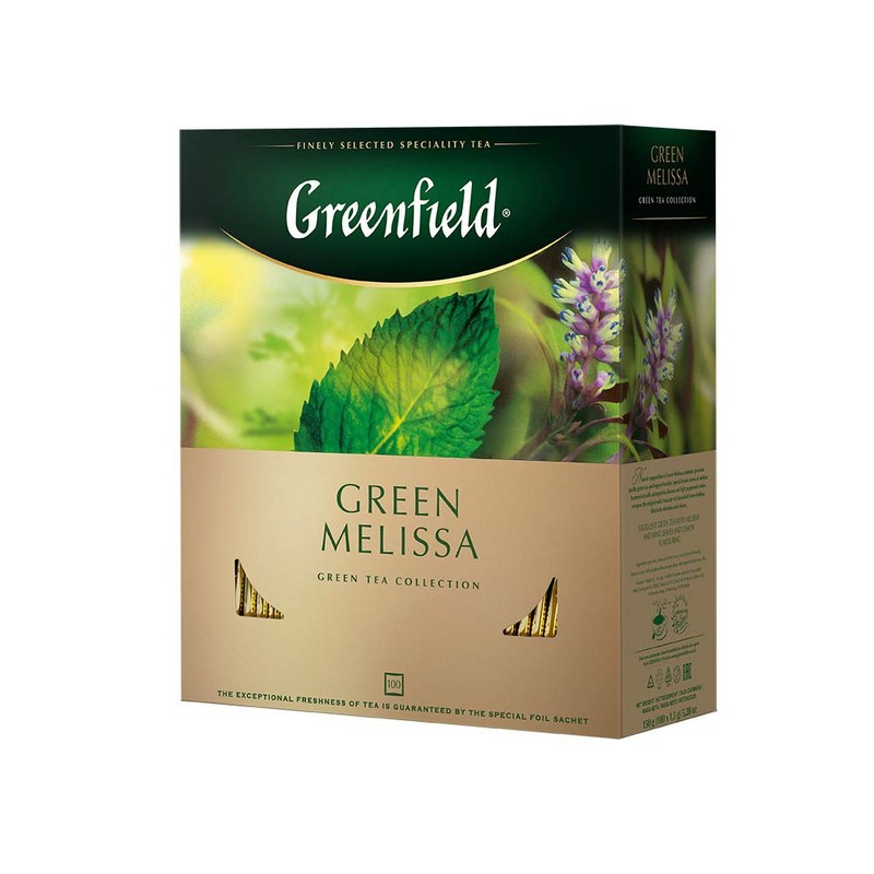 Greenfield Green Melissa Green Tea Collection Finely Selected Speciality Tea