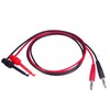 Greluma 2pcs 4mm Banana Plug to Mini Grabber Test Hook