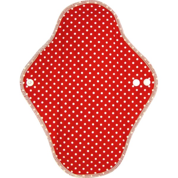 Chichiosha Cloth Napkins for Daytime Use (Polka Dot/Red)