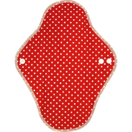 Chichiosha Cloth Napkins for Daytime Use (Polka Dot/Red)
