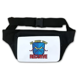 All About That Recurve Bow Archery Art Waist Bag