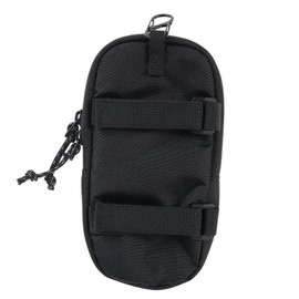 Jack Wolfskin Mini Pouch, 0.2 gal (0.5 L) (Includes Carabiner, Small Accessories) [2011631 / JP FL HIKER GLASS CASE] Travel 6000_black
