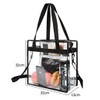 Bolsa de Mano Transparente O Hombro para Mujer, Crossbody Bandolera